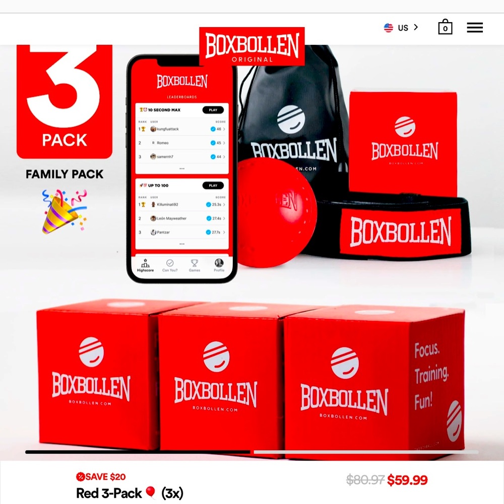 3pack BOXBALLEN